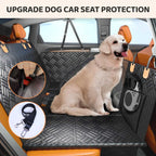 Dog Car Seat Cover with Hard Bottom – Heavy Duty Back Seat Extender for Dogs | Waterproof, Non-Slip, Fits Cars, SUVs & Trucks