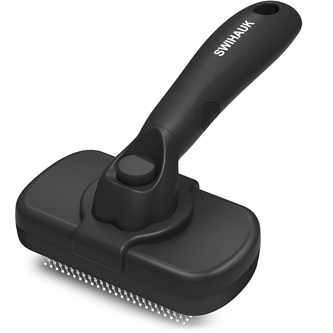 Black Slicker brush for dogs — Woofy Plus