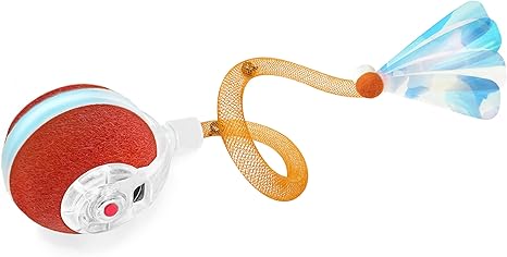 Cat toy ball with red base — WoofyPlus 